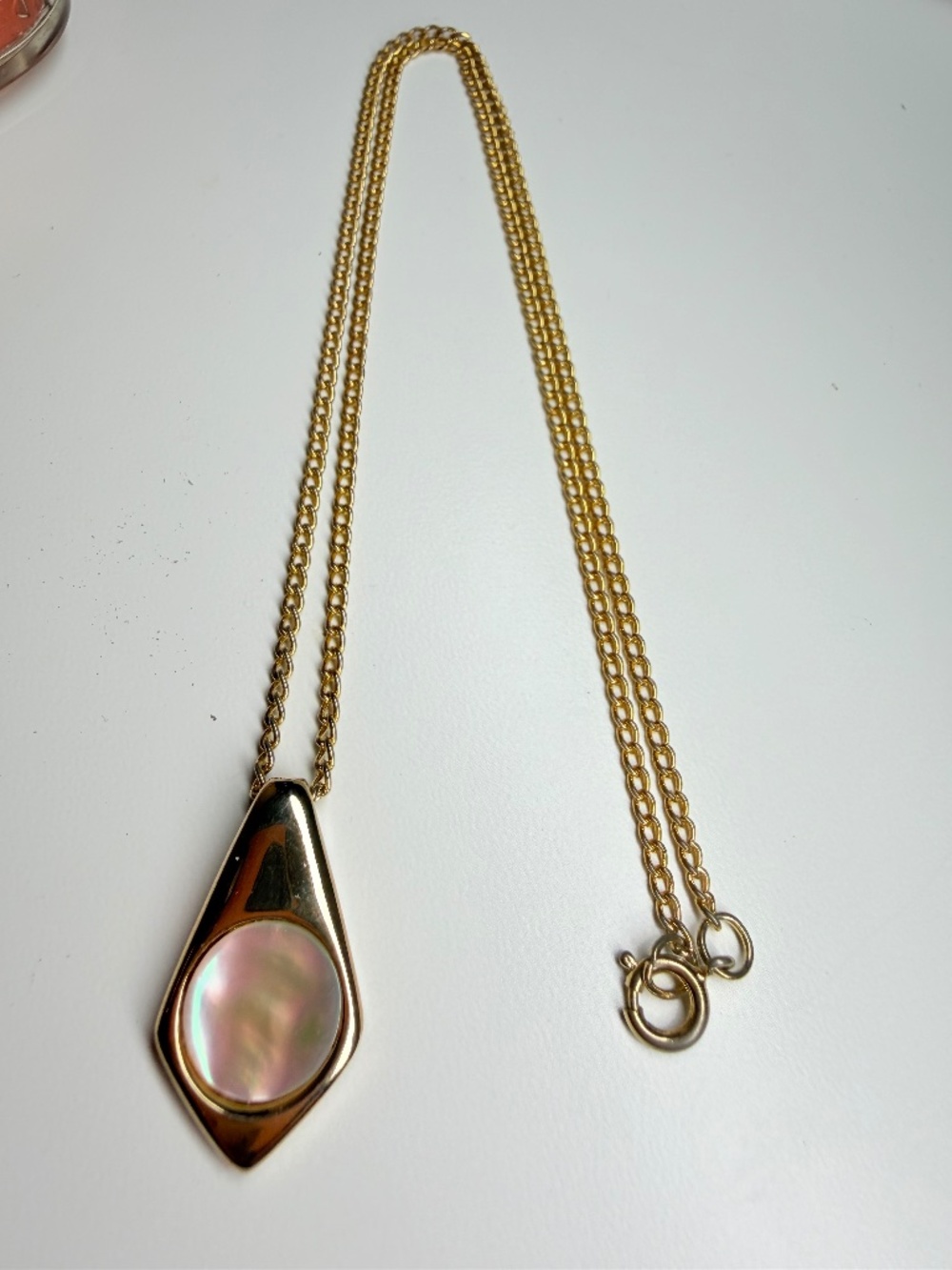 VTG 1980S park lane silver tone mother necklace